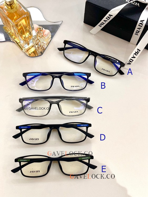 Copy Prada Eyeglasses PR058QS Silver Frame Men Ladies